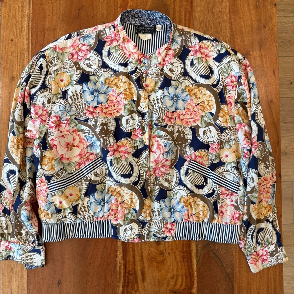 Vintage Carol Anderson‎ Floral Patterned Women's Jacket